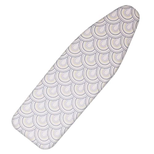 Funda para tabla de planchar, resistente al calor, acolchado extragrueso, cordón elástico, ajuste de cordón para tablas de tamaño estándar