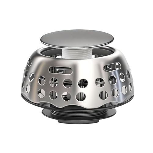 Huntonry Badewannenstopfen Pop-Up mit Sieb