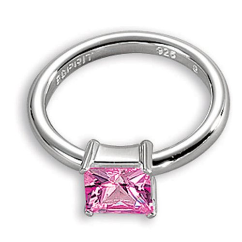 Preisvergleich Produktbild Esprit DamenRing 925 / ooo SterlingSilber SQUARE LIGHT ROSE