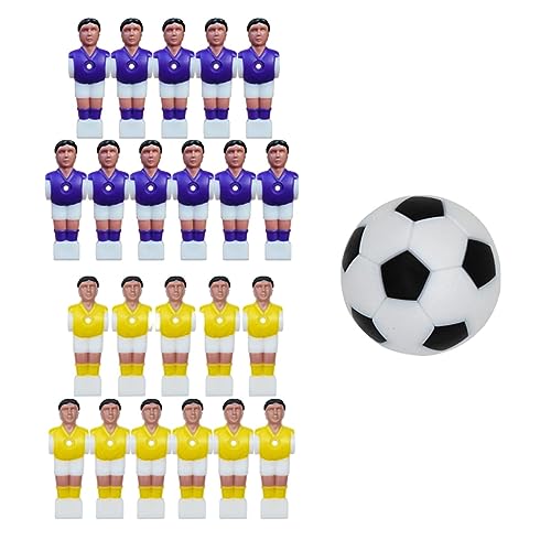 kowaku Foosball Men Set, Soccer Table Player Football Players, Mini Table Football Men for Game Room