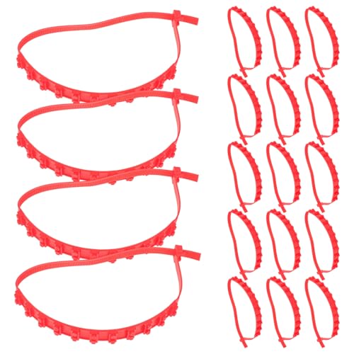 VOSAREA 20PCS Universal Car Snow Chains Anti-Skid Emergency Chains for Trucks and Cars Winter Driving Security for SUVs and Vehicles