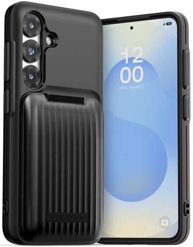 Coque portefeuille Galaxy S25 mince étui rigide durable 3 cartes