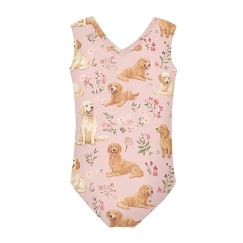 Image of Swimsuits for Girls 3-14 Summer Kids Bathing Suits Gymnastics Leotards One Piece Swimwear