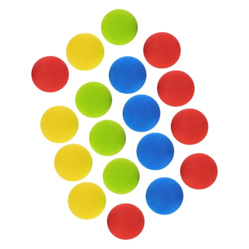 Toyvian 18個製室内ゴルフ練習ボール 軽量ソフト素材で静音設計 手指協調と反応速向上に 家や公園でのゴルフトレーニング用品