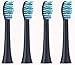 Produktbild Ersatzbürsten Kompatibel mit Philips One Sonicare Elektrische Zahnbürsten, nur Kompatibel mit HY1100 und HY1200, Aufsteckbürsten Bürstenköpfe 4-Schwarz