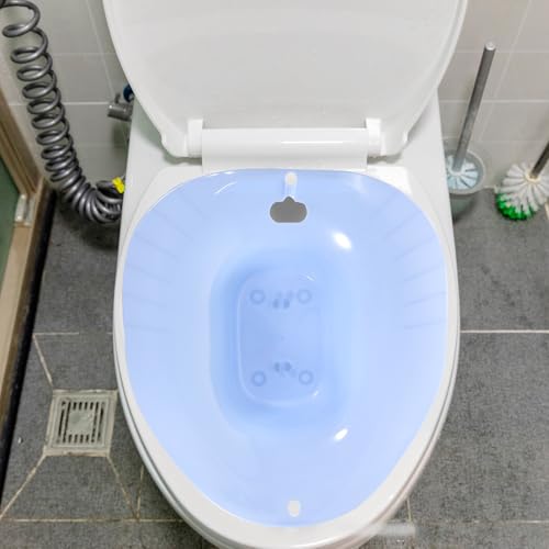 Lavabo de asiento cómodo de plástico resistente para mujeres y ancianos 5