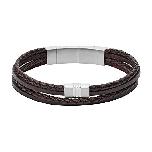 Fossil Armband Für Männer Casual Texture, Innenlänge 175mm~190mm...