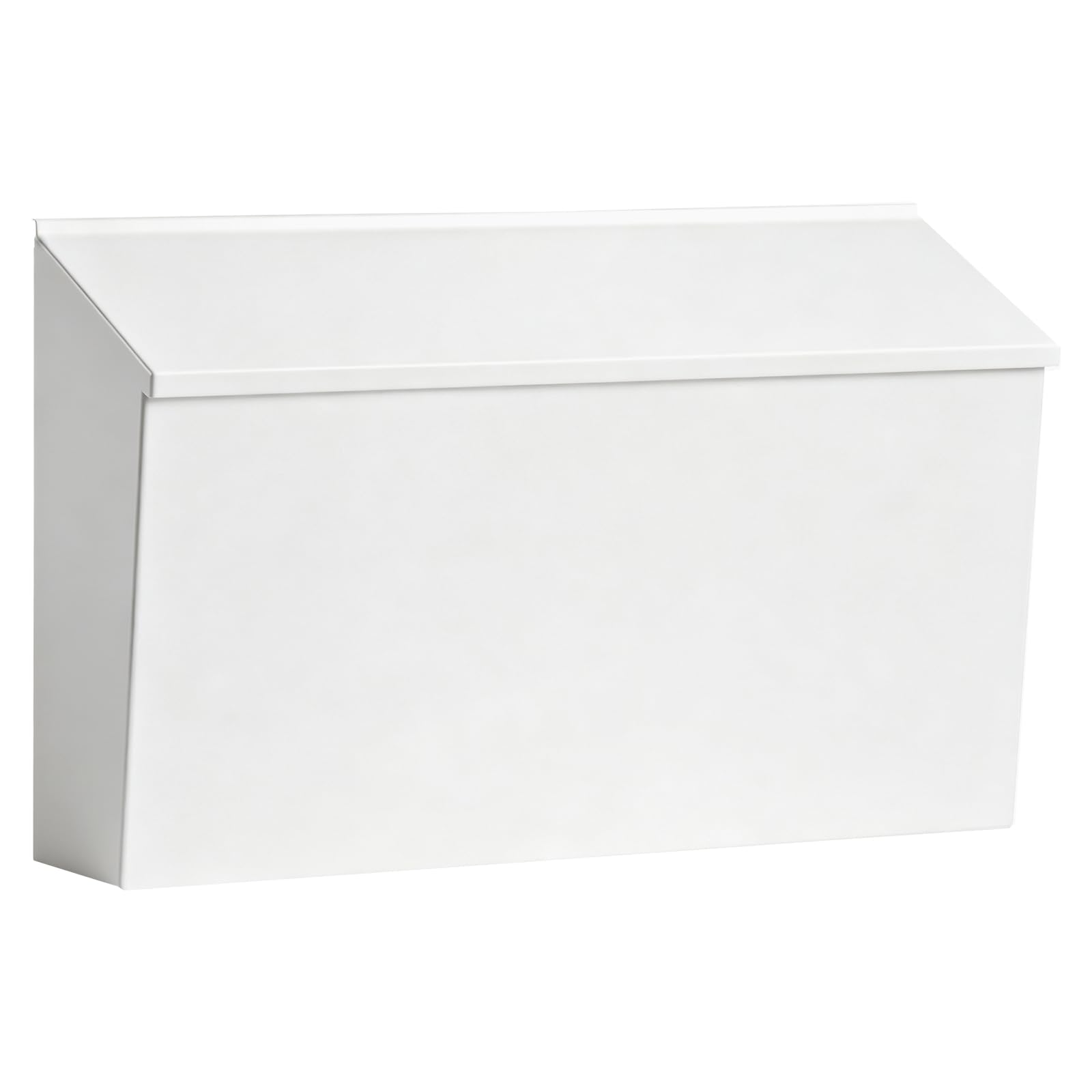 Photo 1 of Dalmbox Wall Mount Mailbox for Outside Rust Proof Galvanized Steel, White