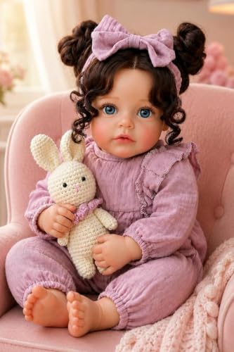 Muñeca Realista Reborn Bebé Niña 18 Pulgadas SCOM miniatura 1