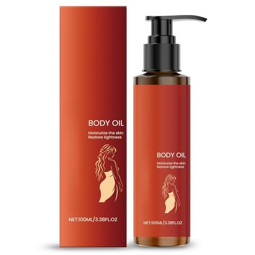 Magic Luxury Body Oil 100ml Glow Straff – Straffendes Körperöl mit Jojobaöl & Hyaluronsäure – Körperöl mit Pumpenkopf – Reines Natürliches Öl für Glatte & Straffe Haut