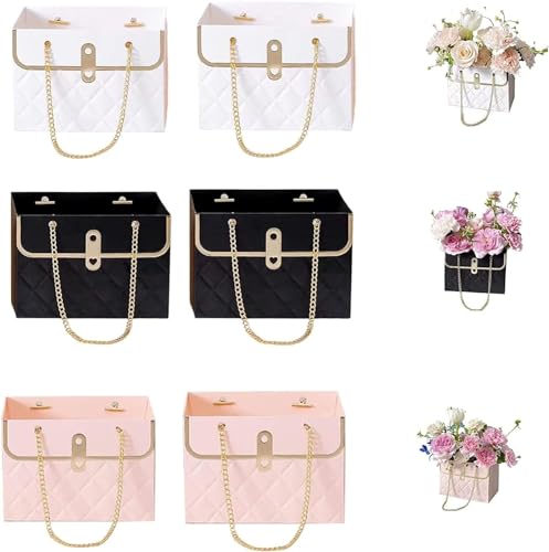 MEONFY Flower Paper Gift Box 6-pack
