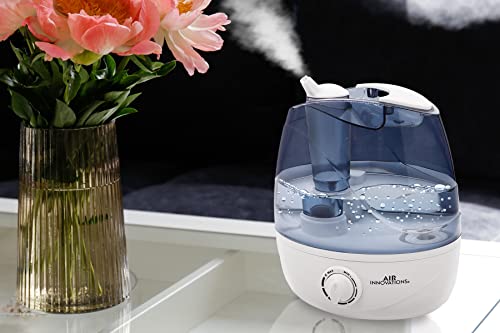 Air Innovations Ultrasonic Bedroom Humidifier Large 2.5L Tank Runs For 23Hs With One Tank Ultra Quiet Auto Power Off When Waterless Ai-103 #TOP4