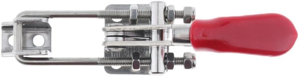GH-40323 SS Quick Release Latch Type Toggle Clamp, 170kg Holding Capacity|304 Stainless Steel Toggle Clamp – Heavy-Duty 170kg Holding Capacity Fast-Action Latch for Welding, Machinery