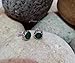 Emerald Studs Earrings, 925 Sterling Silver, Bridesmaids Gift, Gypsy Boho Look, Fashion & Traditional Jewelry, Gothic Studs, Statement Studs, Artisan Studs, Promise Earrings, Gift For Her, Jewellery