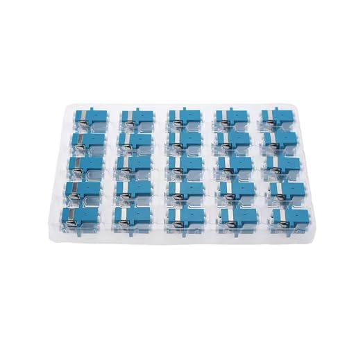 LKBEJMYY 50�p�b�N OM3/OM4 LC/SC ���t�@�C�o�[�A�_�v�^�[�J�v���[ �f���v���b�N�X/�V���v���b�N�X�t�����W�R�l�N�^(50�� LCupc �f���v���b�N�X)