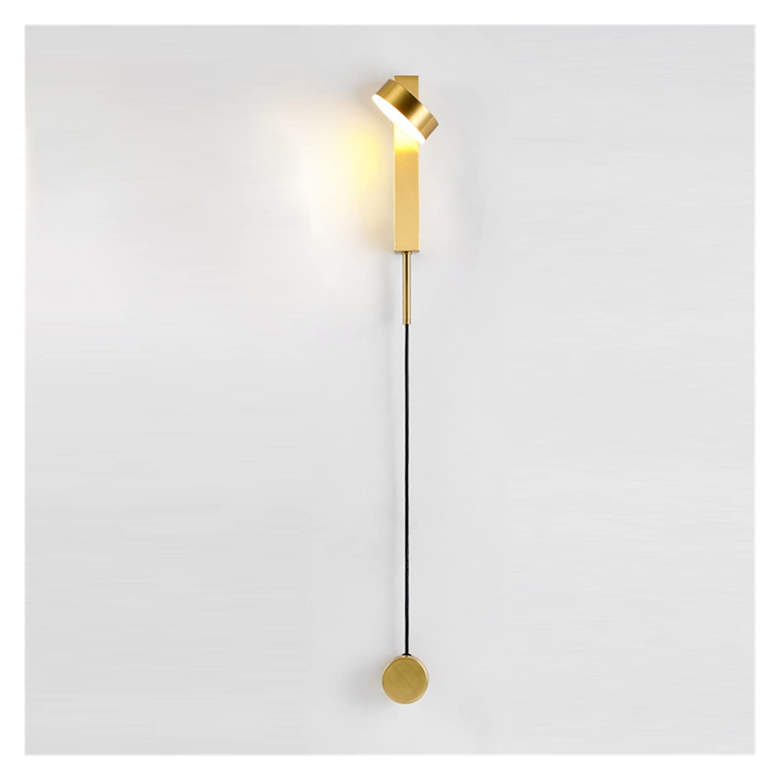 Apliques de pared modernos con interruptor para iluminar la cabecera 8