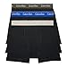 Calvin Klein Herren Unterwäsche Cotton Classics 3er Pack Boxershorts, Black Bodies W/Royalty, Armeegrün, Flaz Heather, Large