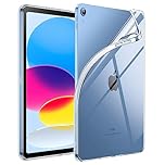 JETech Case for iPad (A16) 11th/10th Generation (2025/2022), Soft TPU Transparent Slim Shockproof Tablet Cover (Clear)