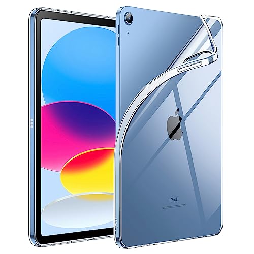 JETech Case for iPad (A16) 11th/10th Generation (2025/2022), Soft TPU Transparent Slim Shockproof Tablet Cover (Clear) by JETech - Used condition - US$7.91