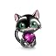 Cute Black Cat Charm 610