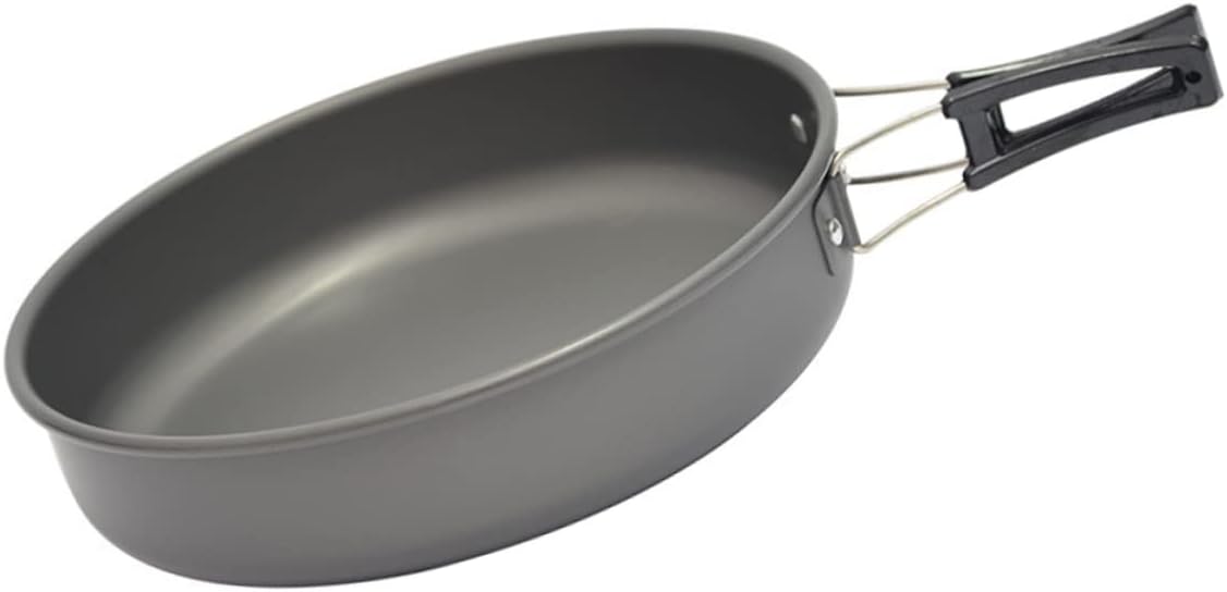 Camping Pots Portable Cutlery for Outdoor Cookware Non-Stick Pan Cooking Utensils
