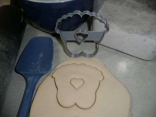 Baby Feet With Heart In Middle Foot Gender Reveal Shower Party Pregnancy Announcement Special Occasion Cookie Cutter 3D Printed Made In Usa Pr2520 #TOP2