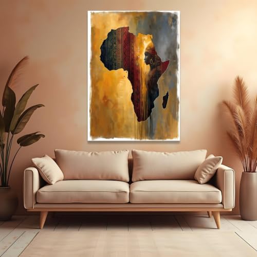 Peinture patrimoniale africaine toile tendue emotion et heritage culturel unique