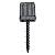 Myard Classic Round Baluster Line Level Connectors 100-pack with Screws for Deck Handrail Railing Fencing