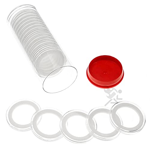 Tubos y portadivisas para monedas de 30mm y tubo almacenamiento miniatura 1