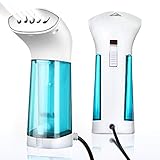 Mini Steam Iron for Clothes Handheld Fabric Steamer Travel Garment Wrinkles Remover Hanging Ironing Steamer Home Use Soften Sanitize Portable Garment Steamer Machine, No Spilling, No Smelling