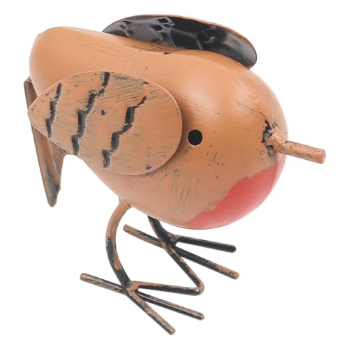 Hsthe Sea 3PCS Robin Ornaments Metal Robin Garden Ornaments for Garden Accessories Outdoor Garden Bird Ornaments - Image 2
