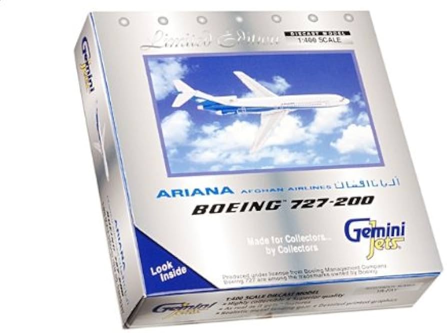 Amazon | 1:400 ジェミニジェット GJAFG307 ボーイング 727-200