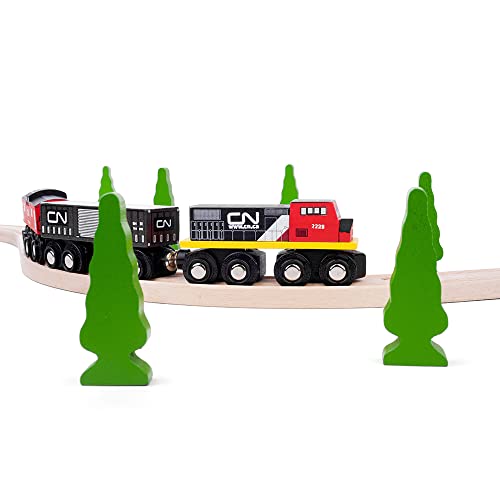 Bigjigs Rail CN Train - Andere belangrijke Wooden Rail Merken zijn Compatible - Image 6