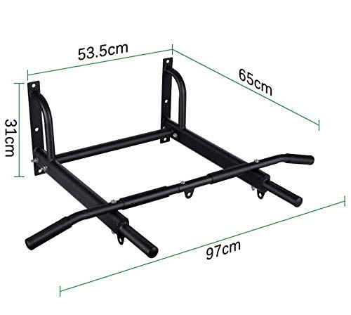 Barre de Traction Murale, Multi-Grip Pull Up Bar avec Poignée Ergonomique, Prend en Charge Jusqu'à 200KG – Image 6