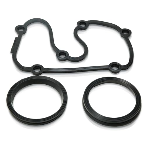 Image of Timing Chain Cover Gasket 06L103483A 06L103583A Replacement for VW Golf Passat Tiguan Polo Scirocco Touran Arteon Audi A4 A5 TT Q3 Q5 Q7 Porsche Macan 95B Skoda Seat 95810348300