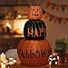 Produktbild OUSFOT Kürbis Halloween Deko Innen Außen für Halloween Party Haus Garten 3 Stück