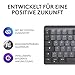 Logitech MX Mechanische kabellose Mini-Tastatur mit Beleuchtung, Taktile leise Tasten, Hintergrundbeleuchtung, Bluetooth, USB-C, macOS, Windows, Linux, iOS, Android, Metall, Deutsches QWERTZ - Grau