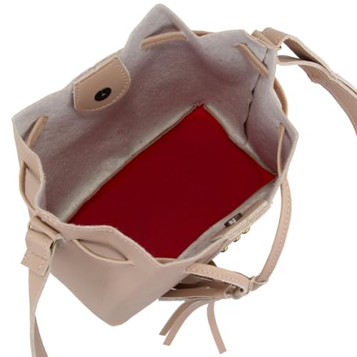 Kit 4 Bolsas Feminina Sacola De Ombro Sofisticada e Espaçosa (Nude)