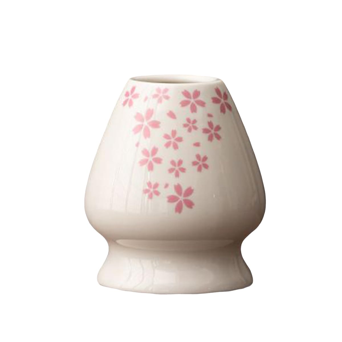 Tea utensils, Chasen, Chasen Stand, Kususai Restoration, Ceramic, Matcha Dote (Cherry Blossoms) : Home & Kitchen