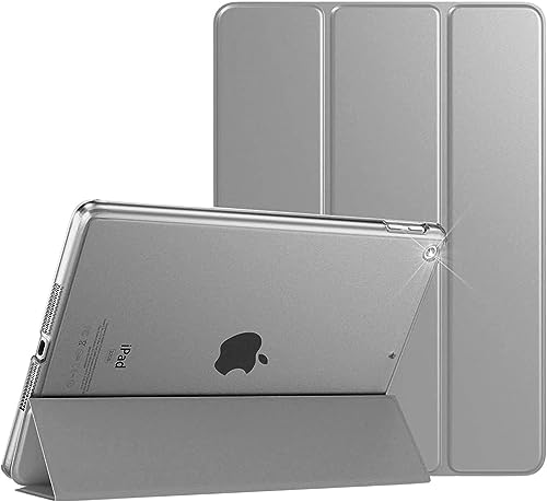 Magnetic Slim Stand Case Cover for iPad 9.7 5th Gen (2017) iPad 6th Gen (2018) iPad Air 1 iPad Air 2 (Silver) - Image 3