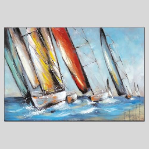 Affiche voile de mer vibrante pour transformer votre salon en un havre de paix
