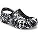 Crocs Unisex Clog, Black White, 15 Women/13 Men