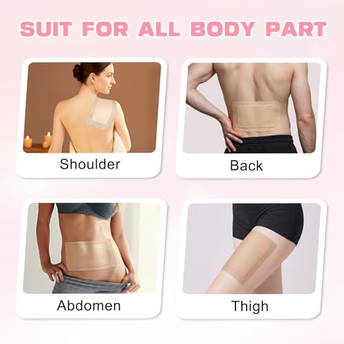 Image of Extra Large Castor Oil Patches for Shoulder, Back & Abdomen (Pack of 2)
