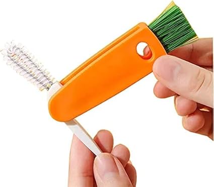 Homebakers Mart 3 in 1 Portable Bottle Cleaning Brush, Mouth Cap Cleaning (Random Color) (1)