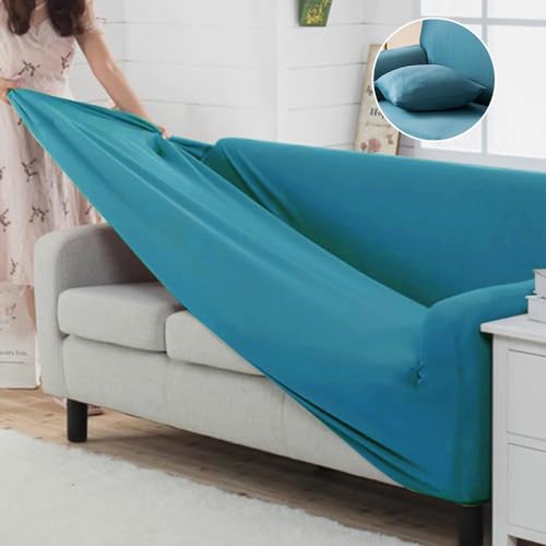 ソファーカバー 北欧風 肘付き 犬猫対策 1人掛け/2人掛け/3人掛け 高弾性 保護カバー 傷防止 爪とぎ防止 滑り止め 柔らかい ストレッチ クッションカバー1枚付 伸縮素材 ソファ フィット 洗える
