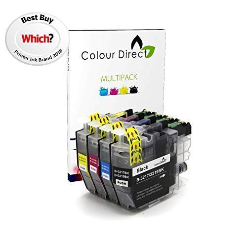 Colour Direct Compatible Brother LC3217 / LC3219 Cartuchos de Tinta Reemplazo por MFC-J5330DW MFC-J5335DW MFC-J5730DW MFC-J5930DW MFC-J6530DW MFC-J6930DW MFC-J6935DW - 1 Juego Completo