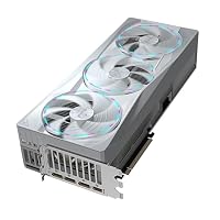 Gigabyte AORUS GeForce RTX 5090 Master Ice 32G Grafikkarte - 32 GB GDDR7, 512 Bit, PCI-E 5.0, 2655MHz Kernfrequenz, 3 x DP 2.1a, 1 x HDMI 2.1b, NVIDIA DLSS 4, GV-N5090AORUSM ICE-32GD – Ansicht 4