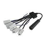 Scosche HKNAARB Reverse Antenna Adapter for Factory Radio Compatible with Select 2006-2020 Import Vehicles - Aftermarket Audio Antenna Adapter - Car Stereo Plug - See Images for Vehicle Fit Notes