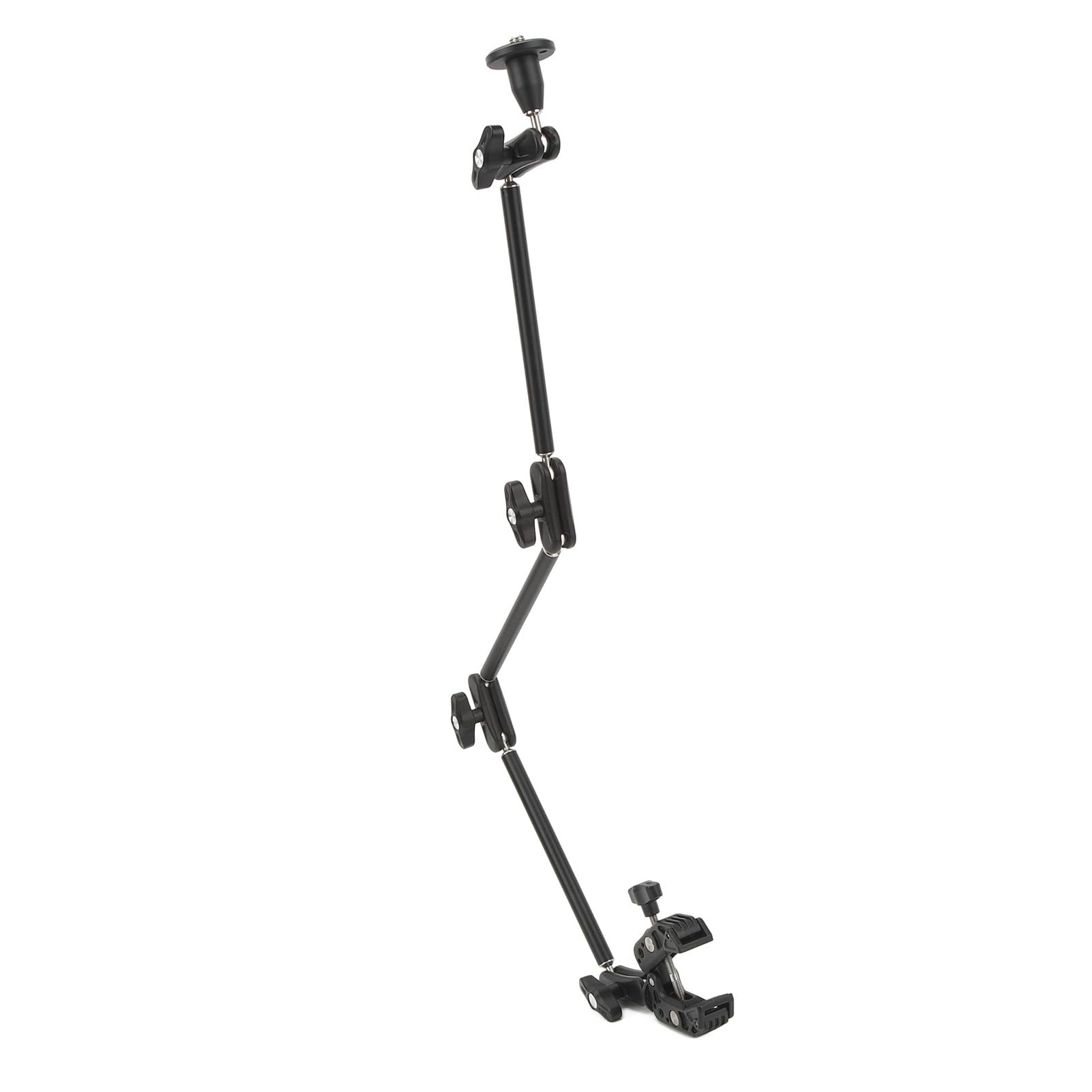CHICIRIS Brazo Articulado, Brazo Mágico de Fricción Ajustable con Súper Abrazadera, Compatible con Rosca de 1/4 y 3/8, Almohadillas de Goma Antideslizantes, para Cámara DSLR, Luces LED,