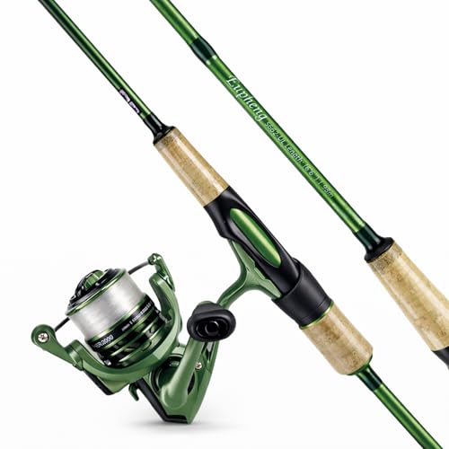 Eupheng Windshadow 2-Piece Fishing Rod & Reel Combo, 6-6 ft